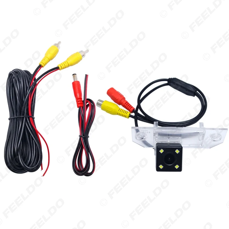 FEELDO Специальная задняя камера для автомобиля с светодиодным освещением для FORD FOCUS SEDAN/Hatchback/C-MAX Камера заднего вида #4030.