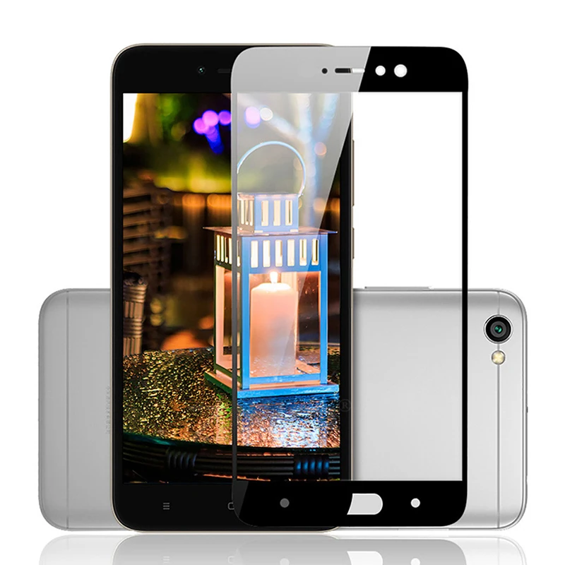 Закаленное Стекло для Xiaomi Redmi 4 5 4X 4A 4Pro MiA1 Mi5X Mi6 Mi5 Mi5C 5A Примечание 5A 16 Гб оперативной памяти, 32 Гб встроенной памяти, 64 ГБ полное покрытие с уровнем твердости 9H 2.5D защитная пленка