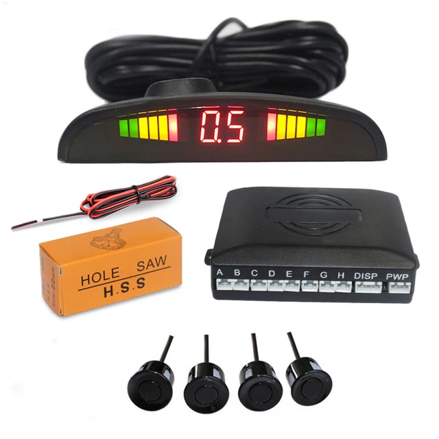 Светодиодный датчик парковки авто детектор парктроник дисплей обратного