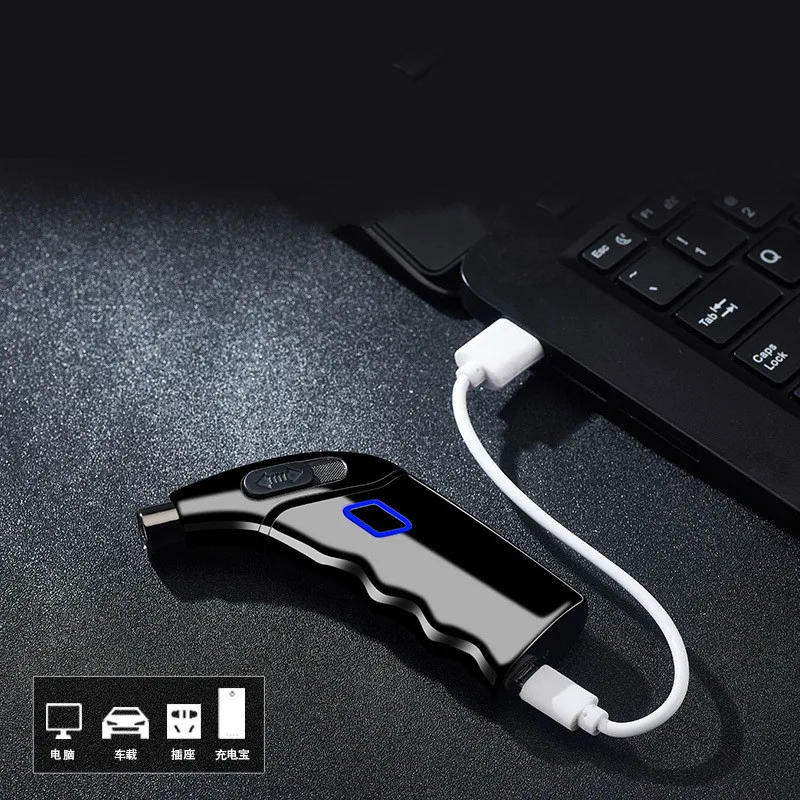 Новые Креативные ветрозащитные usb зарядка двойные дуговые зажигалки импульсные Плазменные сигареты, сигары, табак бумажный жгут для зажигания трубки гаджеты для мужчин