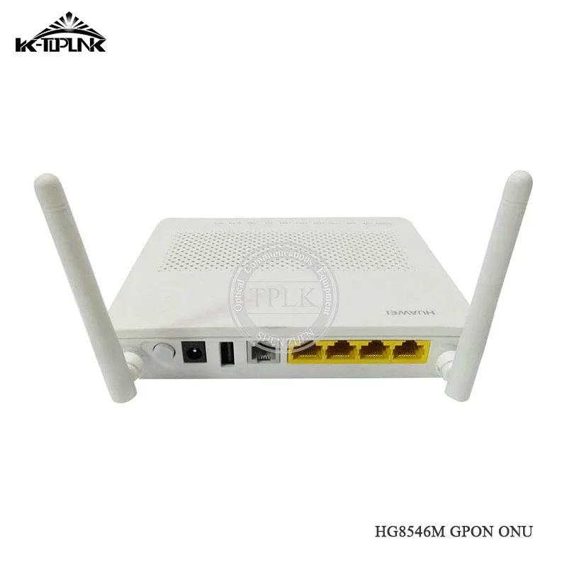 Б/у Hua wei HG8546M GPON ONU ONT 1GE+ 3FE+ VOICE+ wifi оптический сетевой терминал модем английское программное обеспечение телекоммуникационное сетевое оборудование