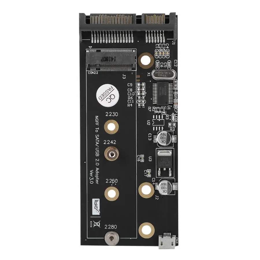 NGFF (M.2) ключ B для SATA с интерфейсом USB SSD твердотельный накопитель адаптера SATA| |