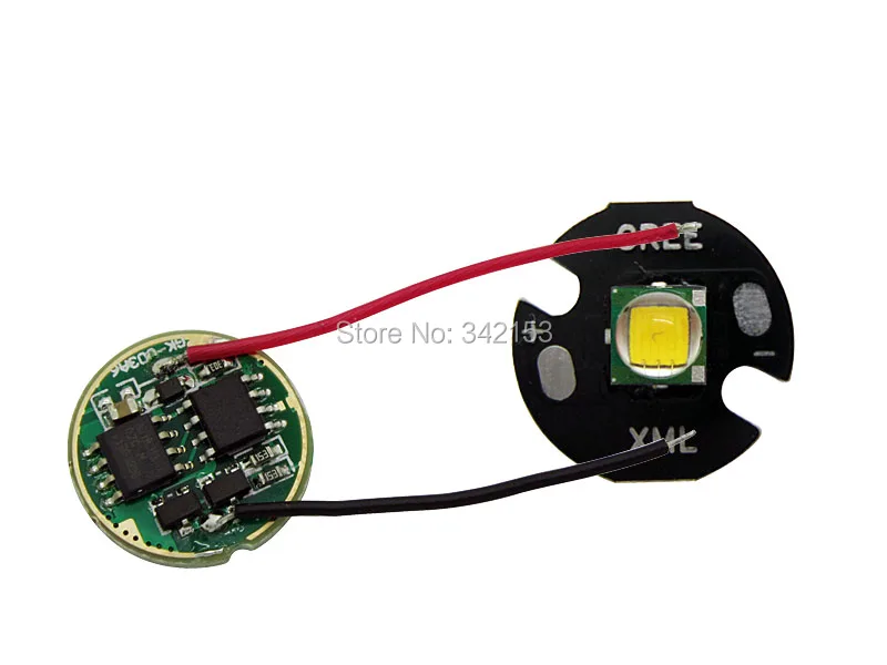 10 Вт 16 мм теплый белый Cree XM L T6 XML светодиодный светильник с бусинами + постоянный