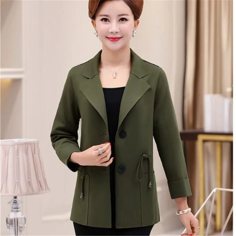 Новое Женское пальто большого размера 5XL весенне осеннее Дамские куртки с