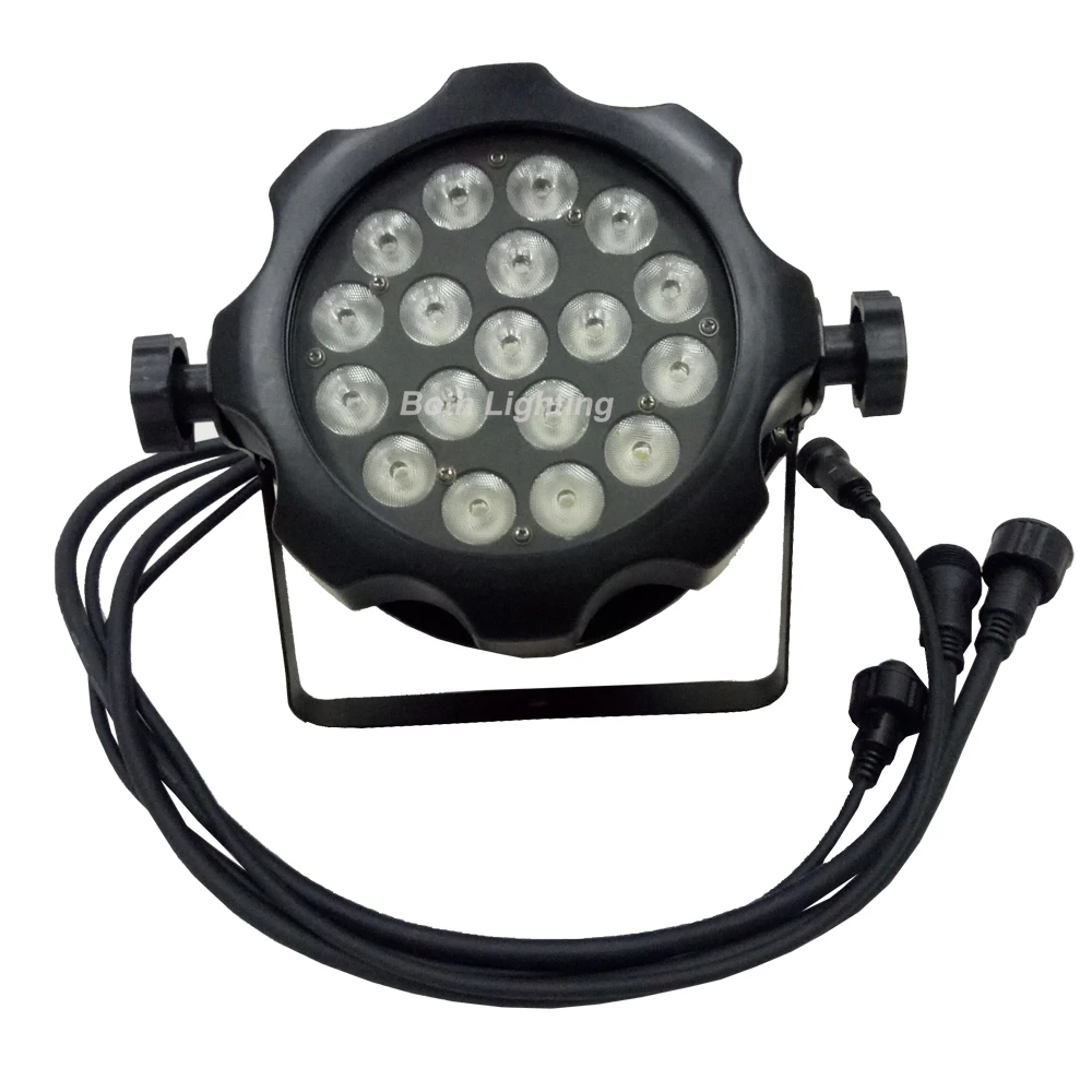 Умный дизайн LED Par Can плоский свет IP65 наружный водонепроницаемый 14*10 Вт RGBW 4в1 64