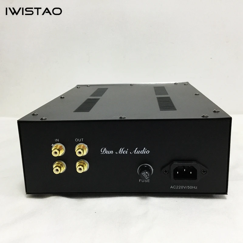 Трубчатый буферный предусилитель IWISTAO музыкальная Hi Fi панель 12AU7 стерео без