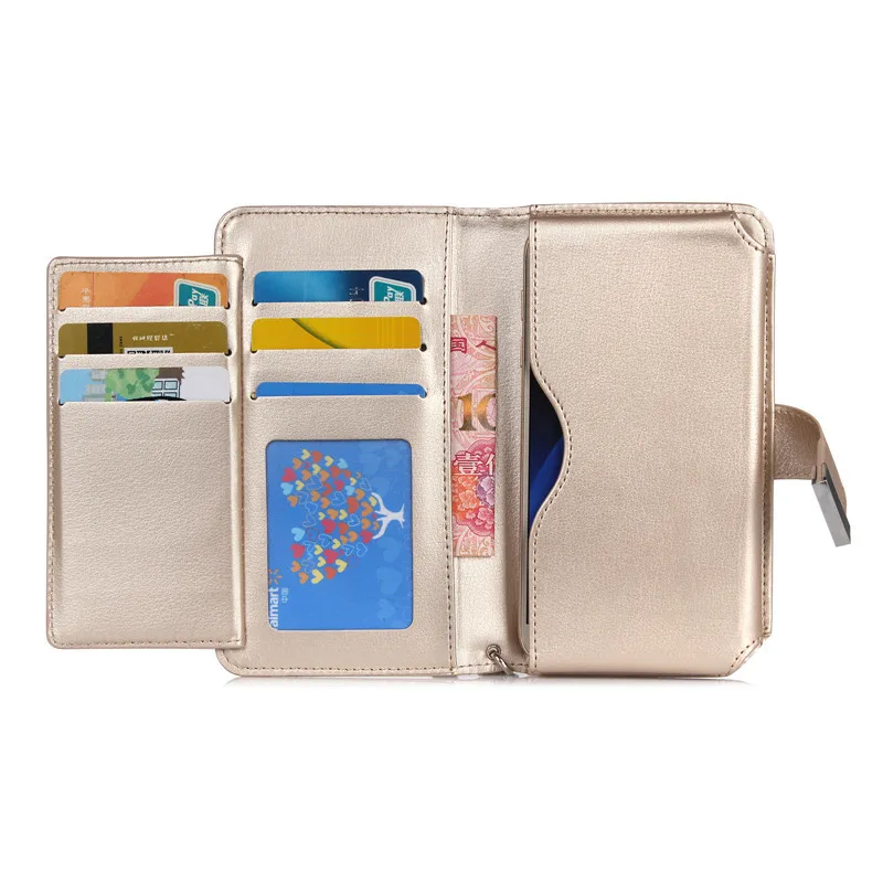 Модная Магнитная женская сумка с отделениями для карт сумочка кошелек кожаный