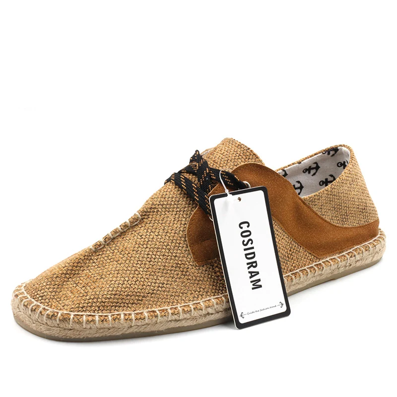 2018 мягкая мужская повседневная обувь из конопли Мужская Дышащие мужские