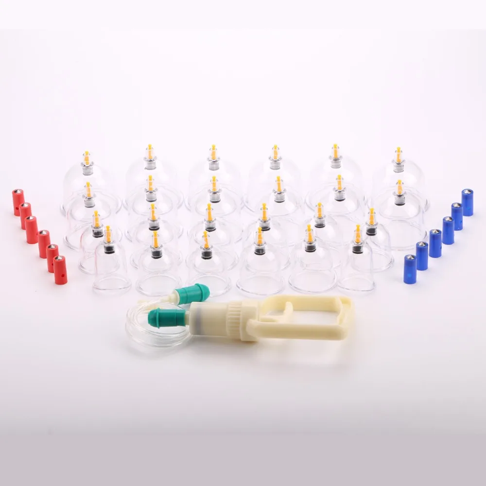 24 шт. массажный вакуумный Набор для кусачки толстые магнитные аспирационные