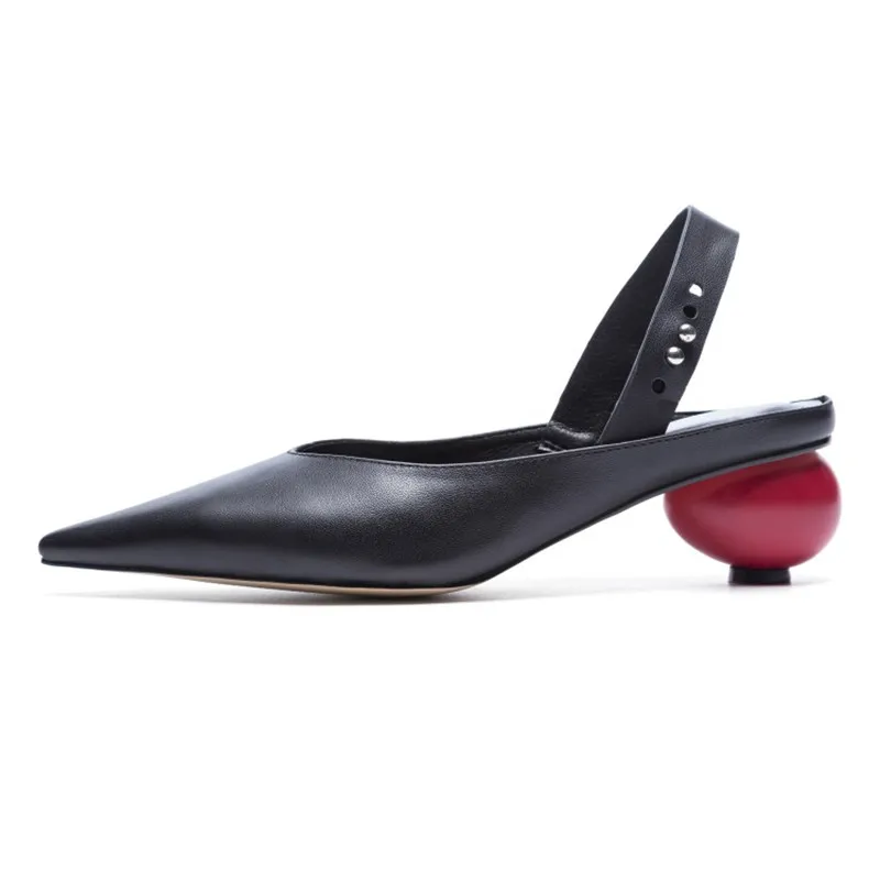 Женские туфли лодочки из натуральной кожи на высоком каблуке|Женские туфли| |