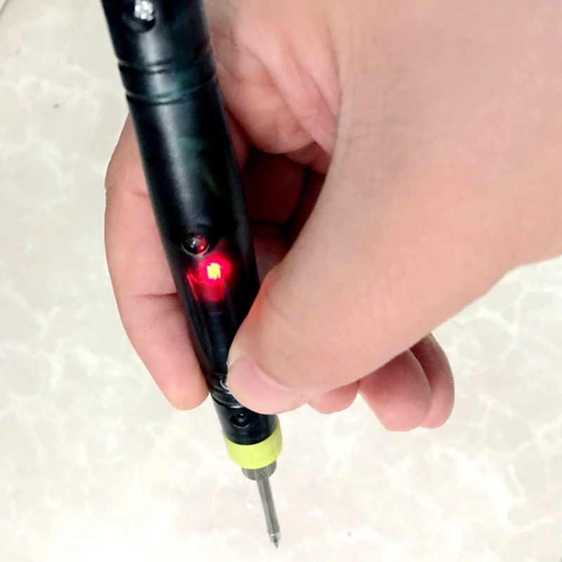 Портативный мини паяльник с питанием от USB 5 в 8 Вт наконечник ручки сенсорным