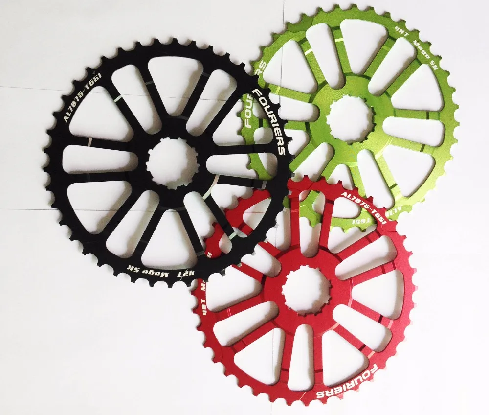 FOURIERS mtb 40 T 42 односкоростной маховик горный велосипед Кассетный Маховик