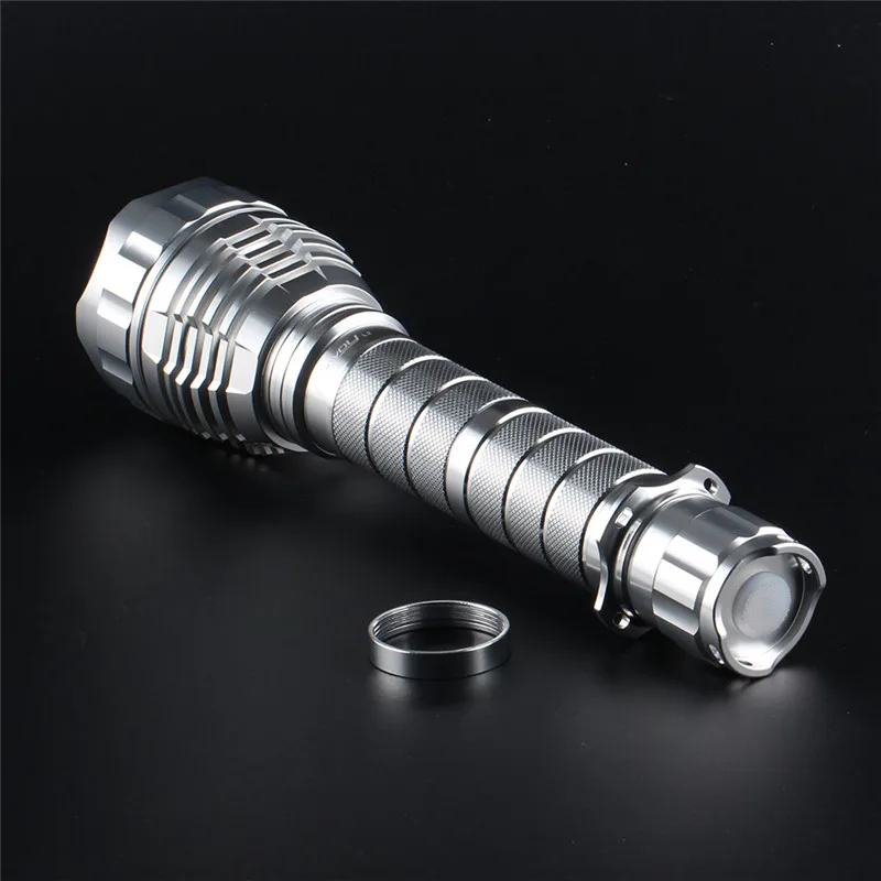 1 шт. песок серебро Цвет конвой L2 DIY 18650/26650 с автоматической фокусировкой AF корпус фонаря Хост без светодиодный и драйвер для осветительных приборов
