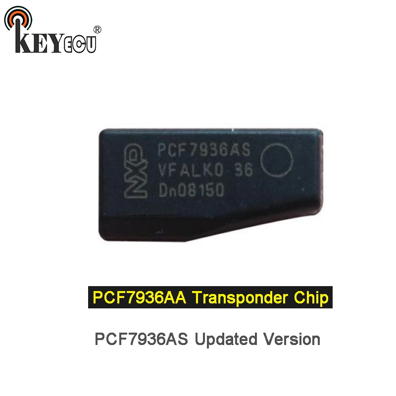 KEYECU 1x/ 2x PCF7936AA чипа дистанционный ключ чип для автомобиля углерода Чип (PCF7936AS