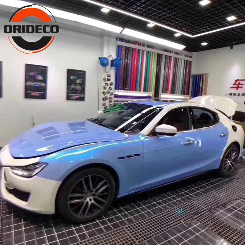 Новинка 2019 суперглянцевый хамелеон двойные цвета серый синий конфетный