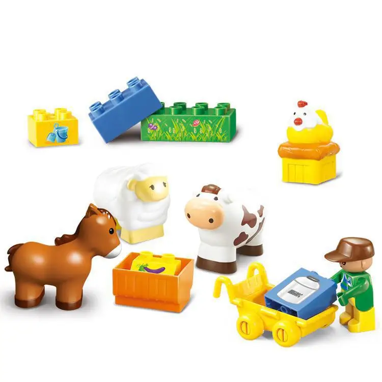 BOHS для детей ясельного возраста фермерские детские строительные блоки веселая