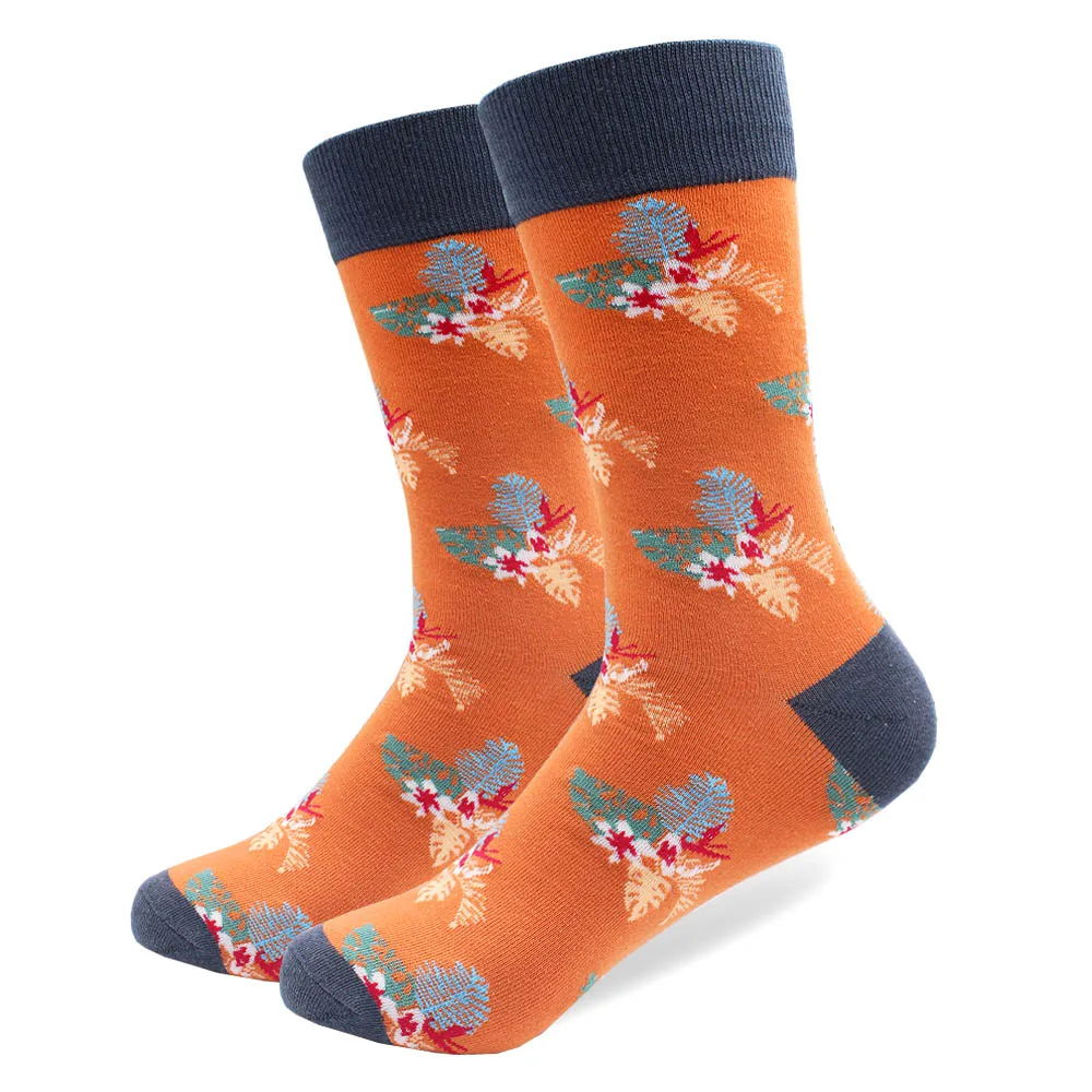 Moda sockmark Новое поступление Брендовые мужские счастливые носки Harajuku 100% чесаный
