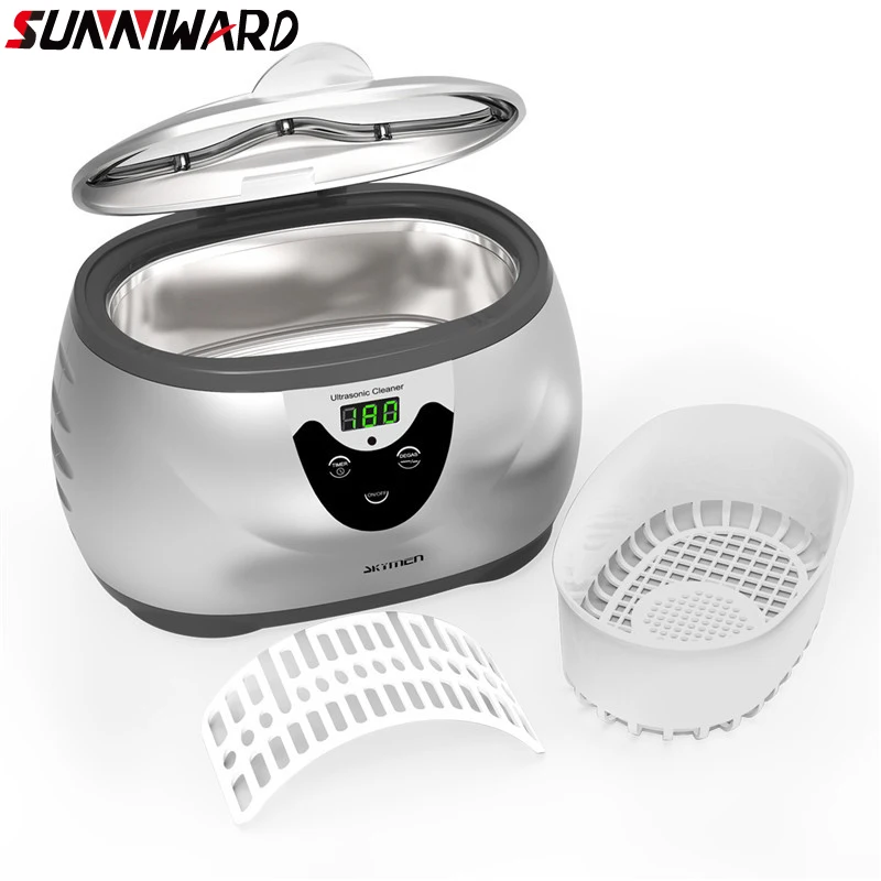 Ультразвуковой очиститель комплект ножниц для маникюра инструмент чистки ванны