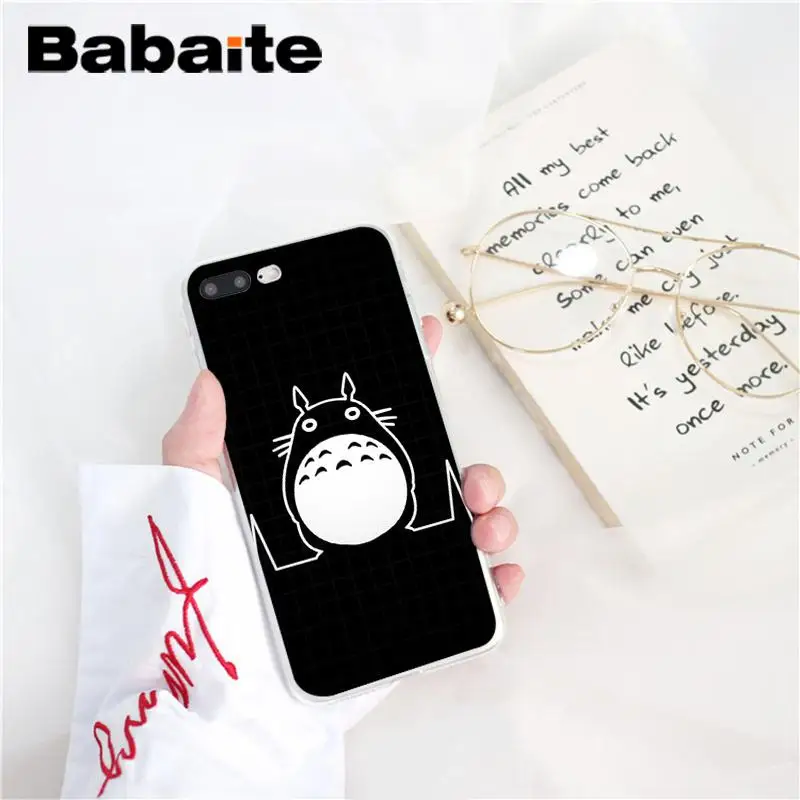 A12 Babaite Хаяо Миядзаки Тоторо DIY печать рисунок чехол для телефона для iPhone 6S 6plus 7plus 8 8Plus X Xs MAX 5 5S XR 10 - Цвет: A12