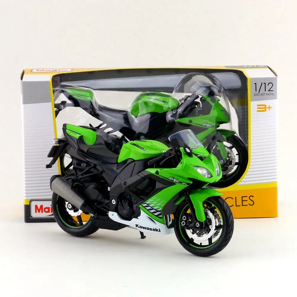 

Maisto/1:12 Scale/Simulation Diecast model motorcycle toy/KAWASAKI Ninja ZX-10R Supercross/Delicate children's toy/Colllection