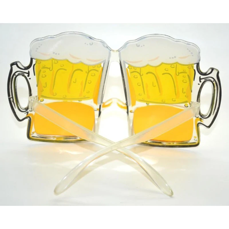 1 шт. вечерние очки с желтыми пивными бокалами | Дом и сад