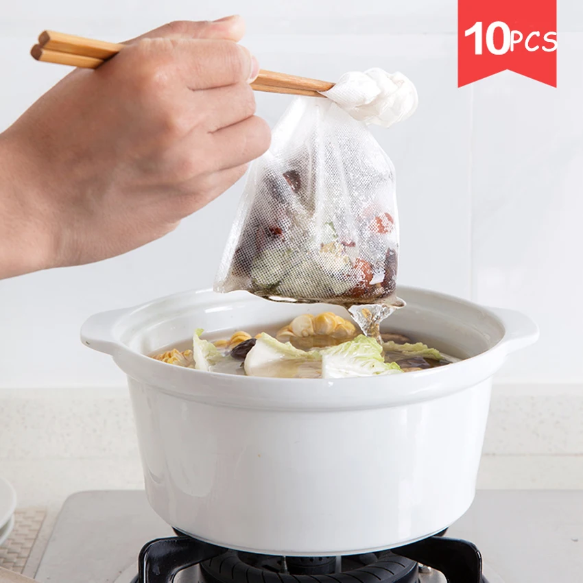 10 шт./лот мешки для фильтров из нетканого материала со шнурком пустые