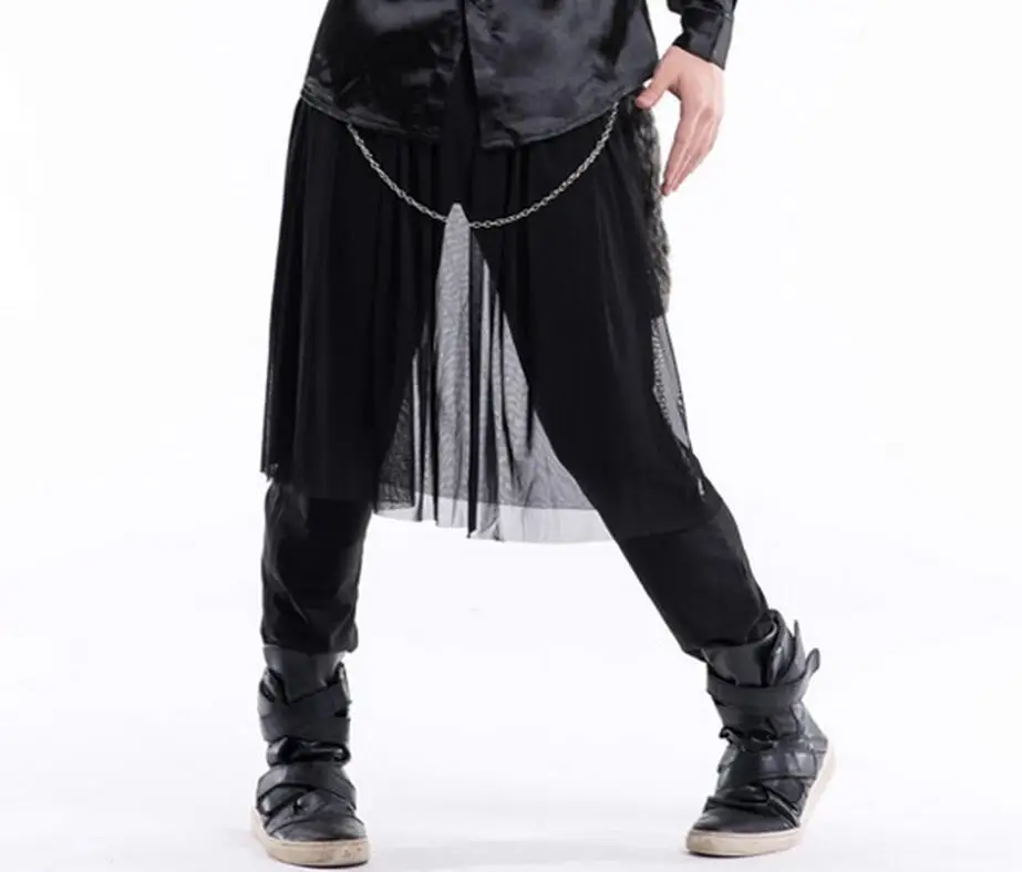 

28--34 HOT / Men's New Singer Performance Fashion Decoration Leisure Trousers