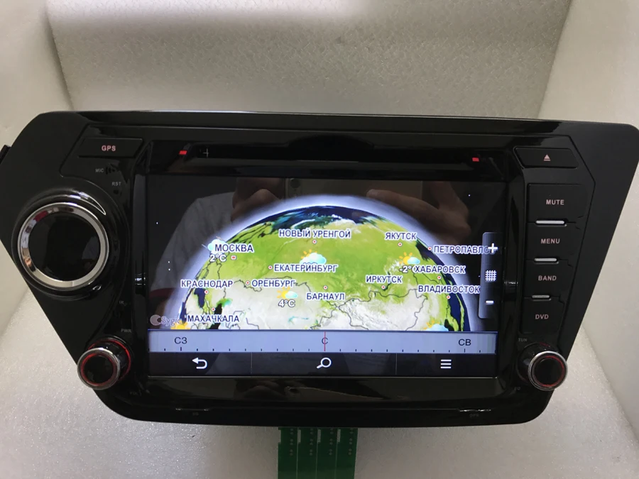 BYNCG 8&quot android 8.0 1024*600 Car DVD Player 2din car 2gb ram 3g/wifi radio gps for KIA K2 RIO 2010-2013 map Rear view camera |