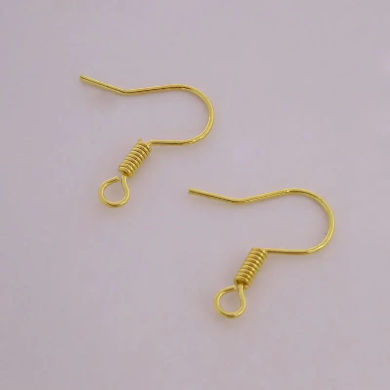 500 шт. фурнитура для сережек Позолоченные посеребренные серьги Крючки фитинги