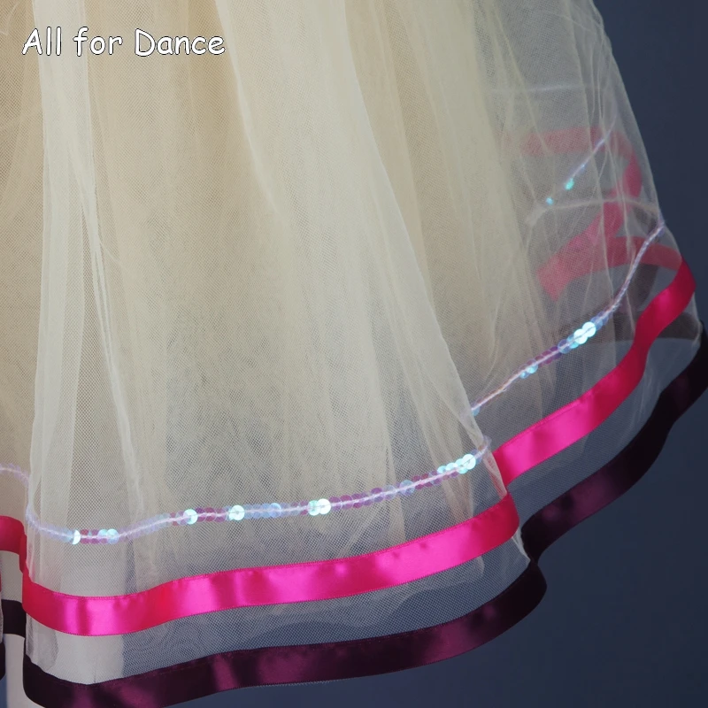 Romantic Ballet Dance Costume Long Dress Tutu For Girls/Adult Performance Stage Wear | Тематическая одежда и униформа