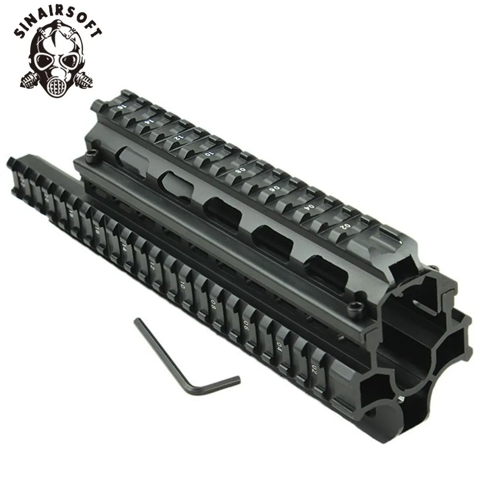 SINAIFSOFT AKs Saiga 7 62x39 тактическая четырехнаправляющая с 8 шт. накладок на планку для