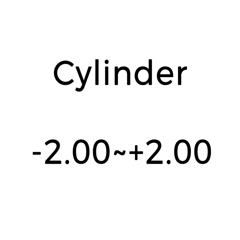 2.00 Cylinder 1,56 1,61 1,67 Смола асферический анти синий светильник фотохромные линзы близорукость дальнозоркость оптические очки по рецепту - Цвет линз: 2.00 Cylinder