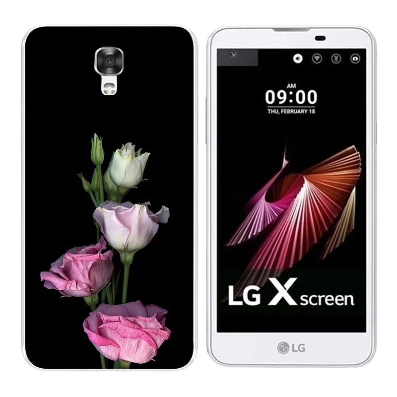 Модный мягкий ТПУ для LG X Screen/X View K500N K500DS Мягкий силиконовый чехол с принтом