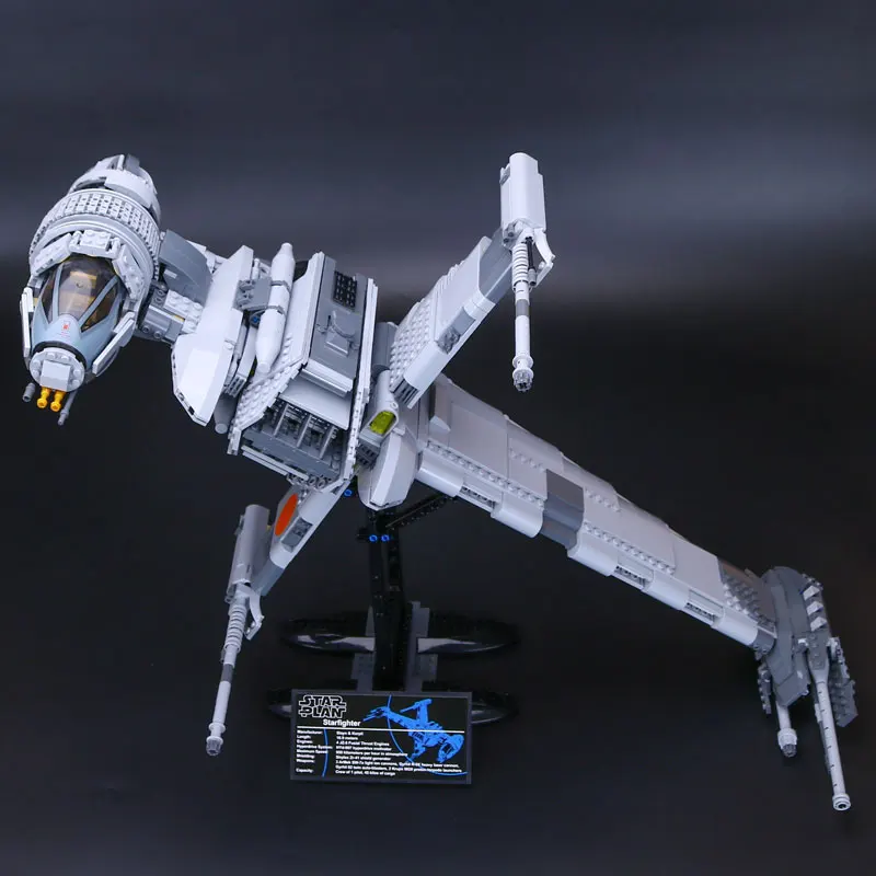 Star 1487Pcs 05045 fighter Wars Genuine The B-wing Educational Bricks Toys for Children toys Gift model LegoINGlys 10227 | Игрушки и