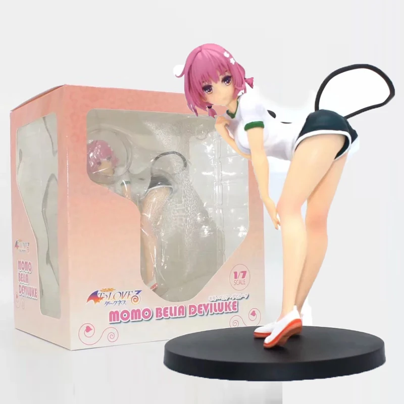 7 &quotTo Love Ru Trouble Darkness аниме Momo Belia Deviluke спортивный костюм ver. В коробке 18 см