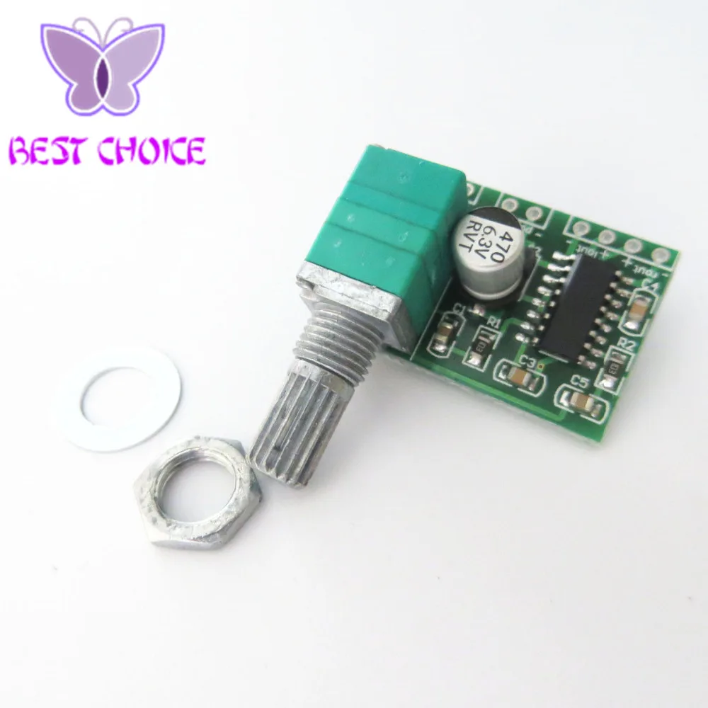 Super Mini PAM8403 DC 5V 2 канальный USB цифровой аудио усилитель плата модуль 2*3 Вт регулятор