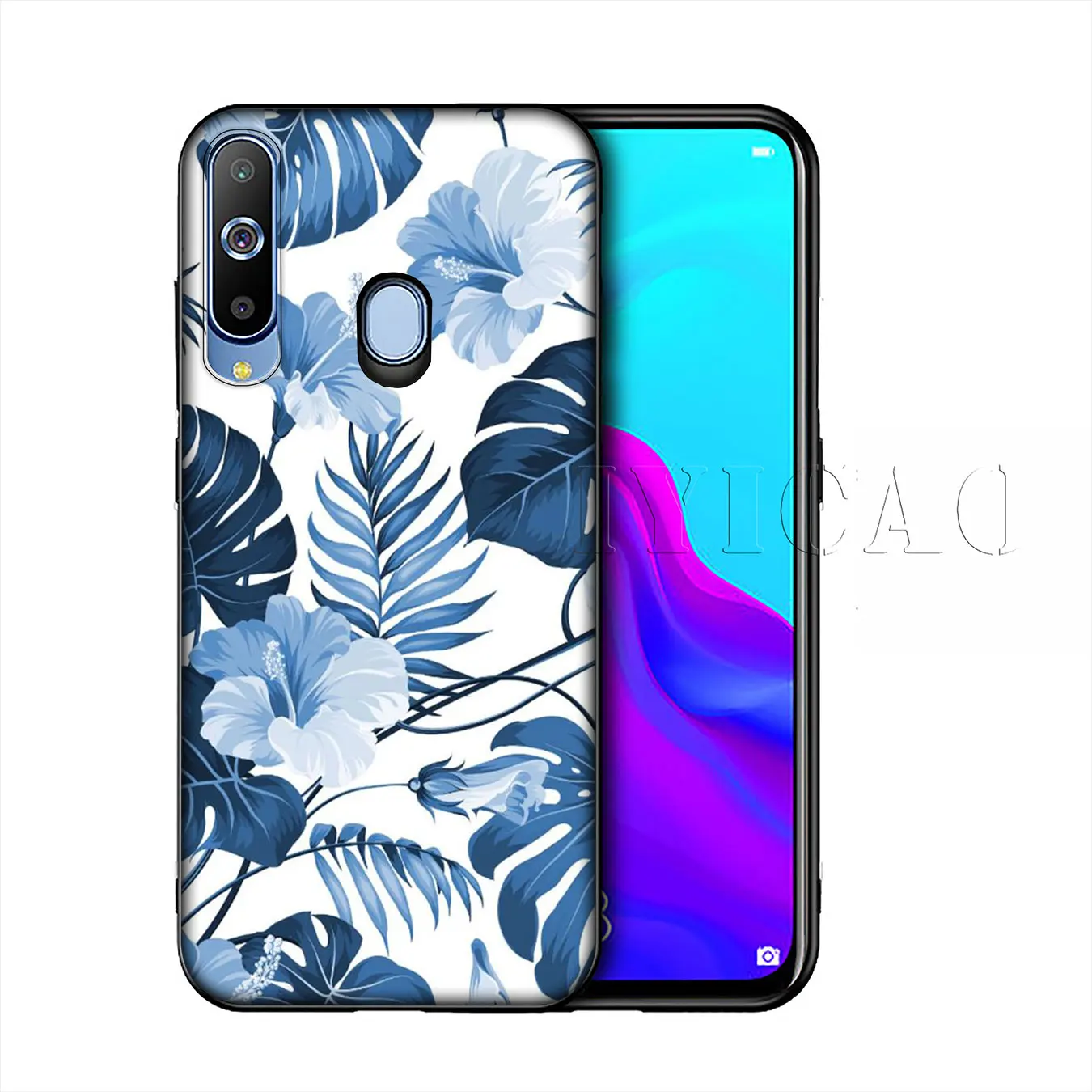 IYICAO красная бабочка на белые розы цветок Мягкий силиконовый чехол для samsung Galaxy A10