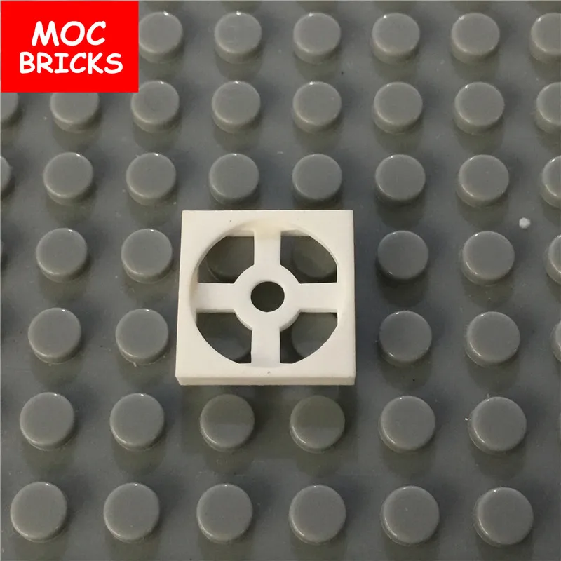 10 шт./лот MOC кирпичи белый поворотный стол 2x2 пластина основание подходит для 3680