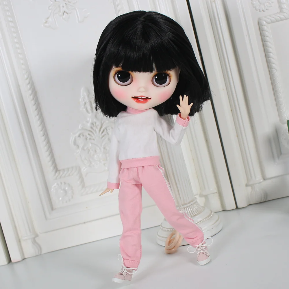 ICY Nude Blyth кукла открытый рот с зубами резные губы матовые лица суставы тела сонные глаза 1/6 bjd, licca, jerryberry, pullip