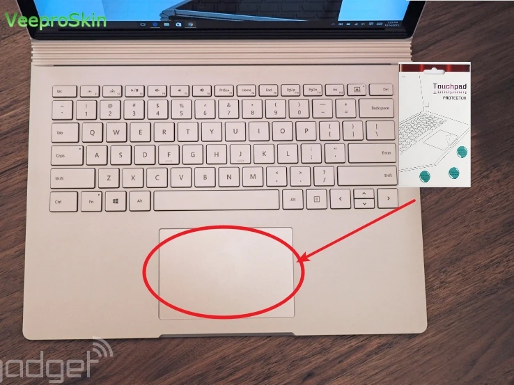 For Microsoft Surface Laptop 1 2 13.5 15.6 surface Book Pro Go 10'' Matte Touchpad Trackpad film Sticker Protector TOUCH PAD |