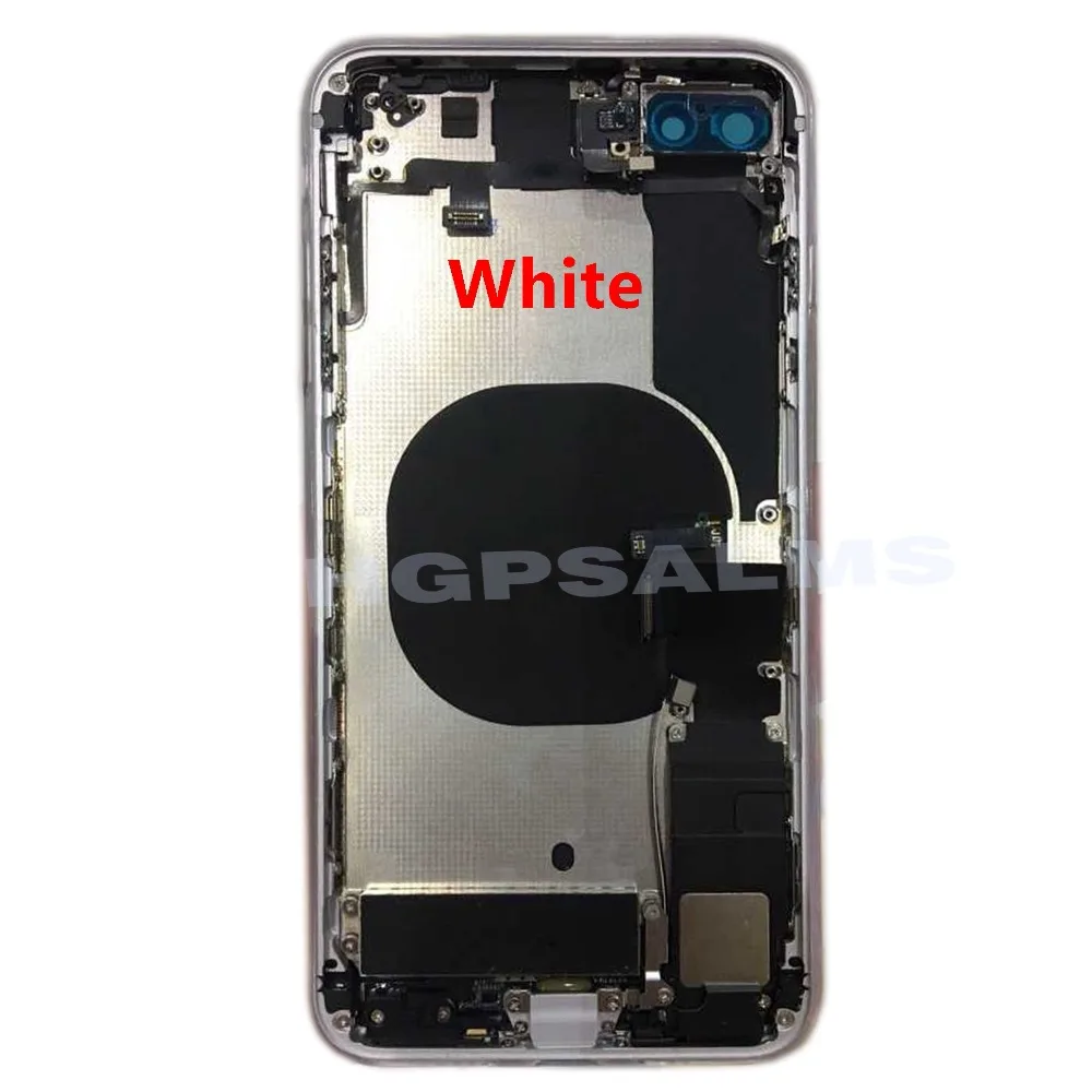 Полный Корпус для iPhone 8 Plus Ближний рамка Шасси Вернуться Корпус Батарея дверь задняя крышка со шлейфом сборки