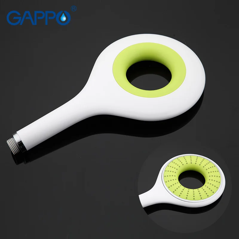 Белая Душевая насадка GAPPO водосберегающая из АБС пластика хромированная для душа