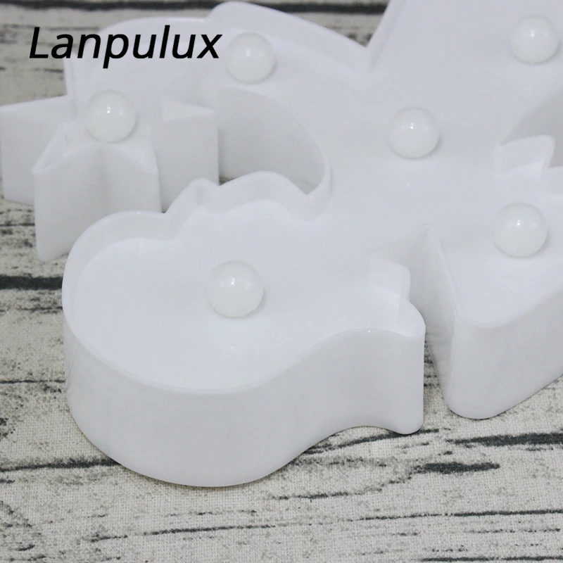 Lanpulux детский ночник в форме Святого ангела чистый белый 3D светодиодный настенный