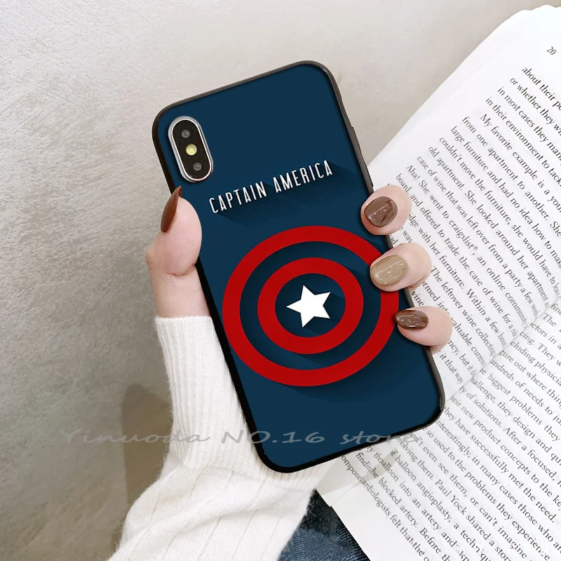 Yinuoda Marvel DC логотип супергероя Новое поступление телефон чехол для iPhone 5 5S SE 6 6s 7 8 Plus X XS XR XSMax coque чехол - Цвет: 5