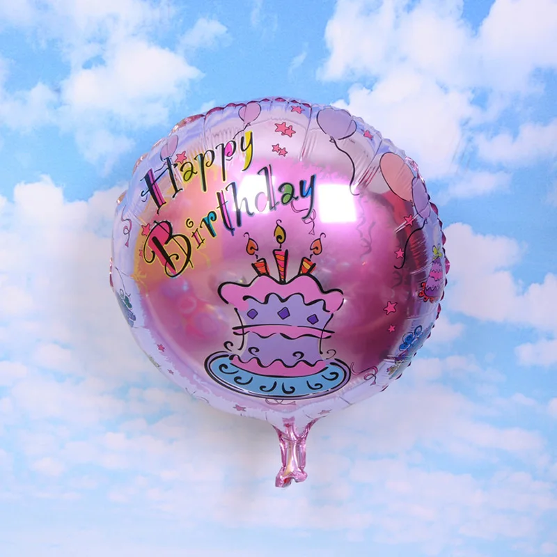 Шарики ко дню рождения s с днем алюминиевые воздушные шары висящими отверстиями