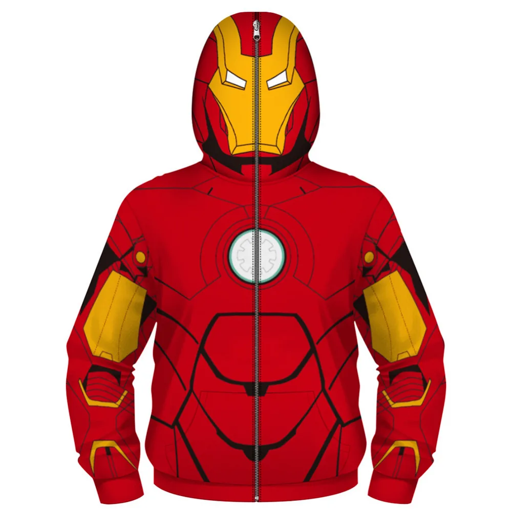

Tony Cosplay Hooded for Child kids Hooded Sweater child Hood Cosplay Hoodie Pullover
