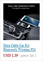 Беспроводной Bluetooth FM передатчик модулятор автомобильный комплект громкой связи MP3 плеер двойной USB Автомобильное зарядное устройство для Прямая поставка или USPS