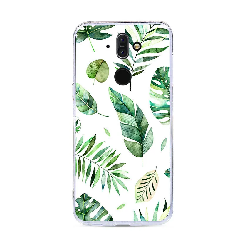 Милый чехол для телефона J &amp R с цветочным рисунком кота Nokia 9 силиконовый узором 8