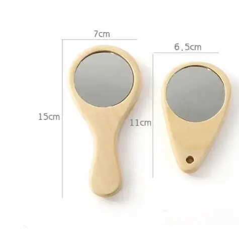1 шт. декоративное деревянное зеркало для макияжа|cosmetic mirror|portable mirrorwood mirror |