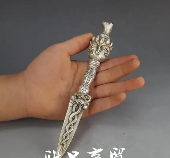 Медные посеребренные латунные ритуальные украшения JiangMo Chu Античная коллекция